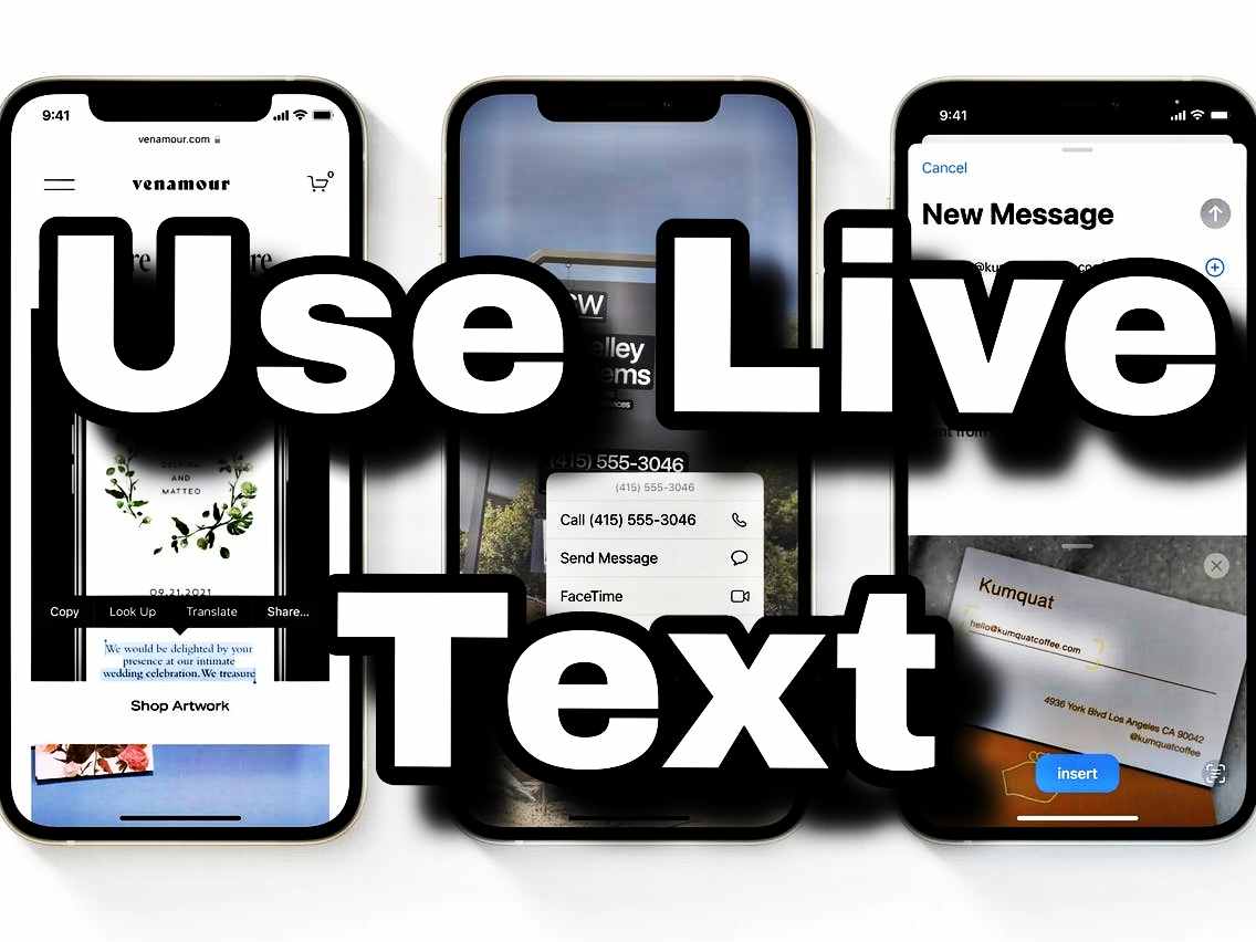 Use Live Text