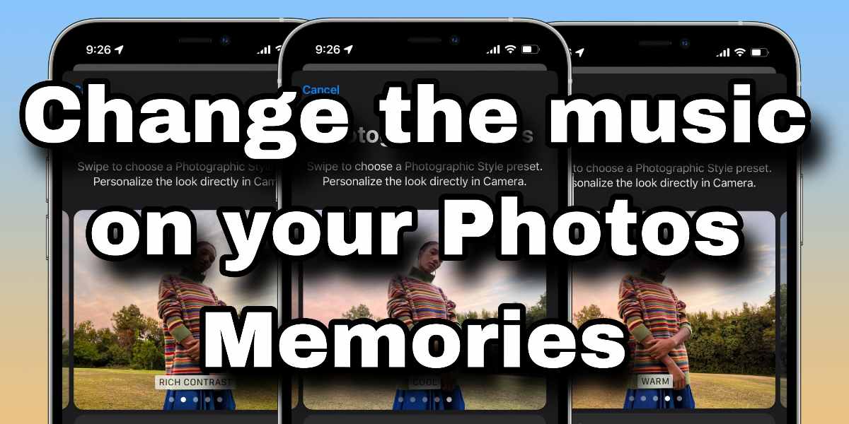 Change the music on your Photos Memories