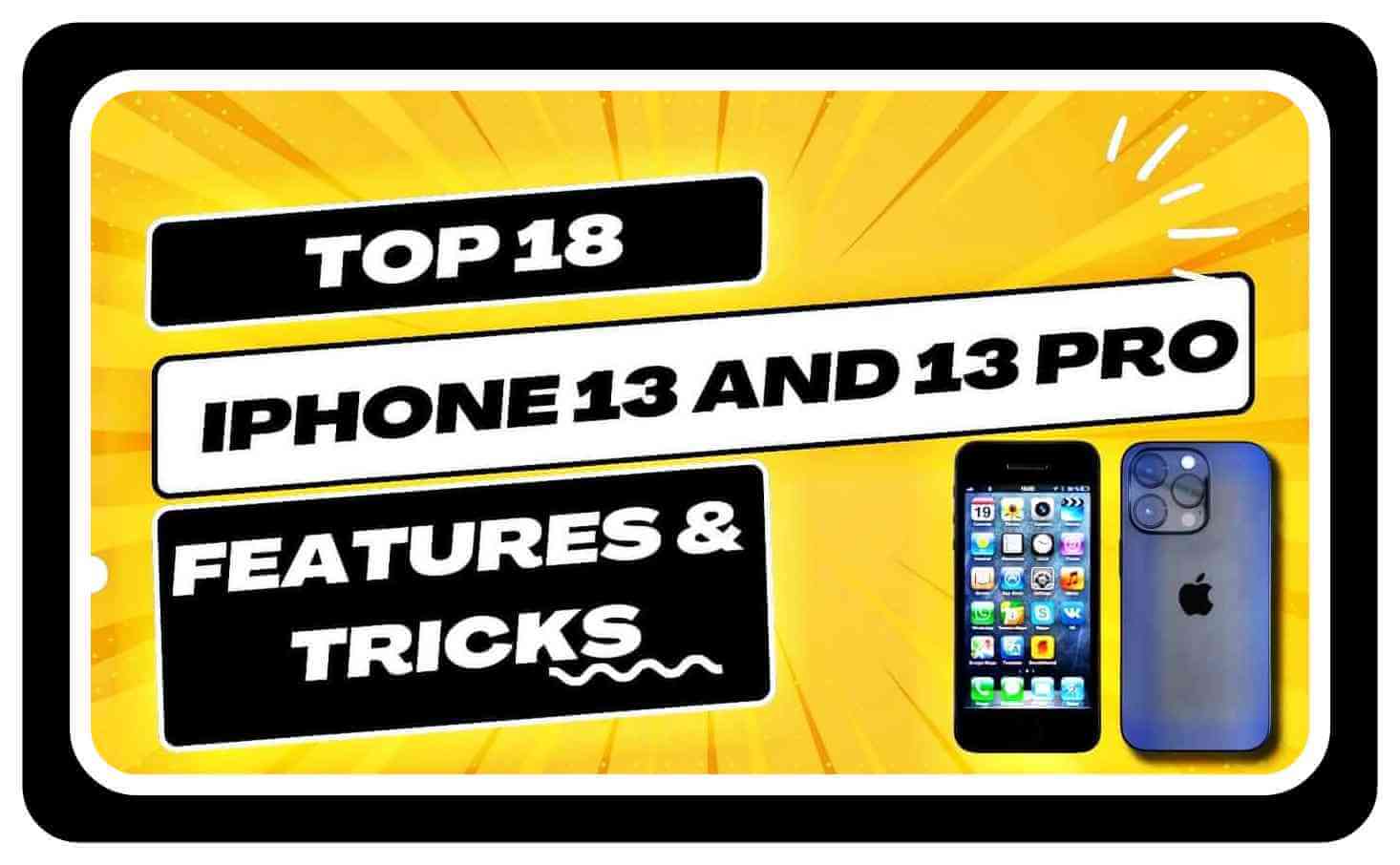 iphone 13 hidden features and tricks