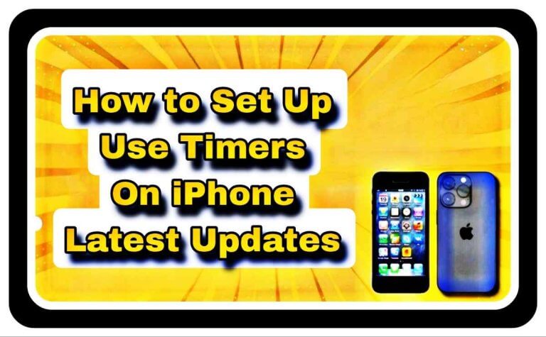 How to Set Up and Use Timers on an iPhone Latest Updates
