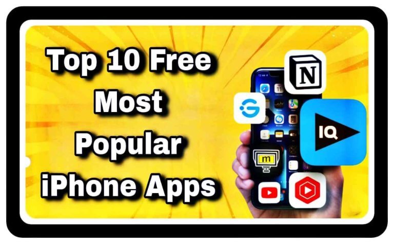Which are the Top 10 Free iPhone Apps