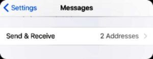 move the toggle over to the right to activate iMessage