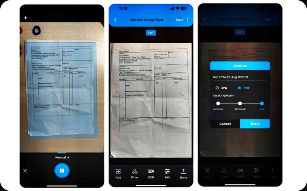 best PDF scanner app for iPhone