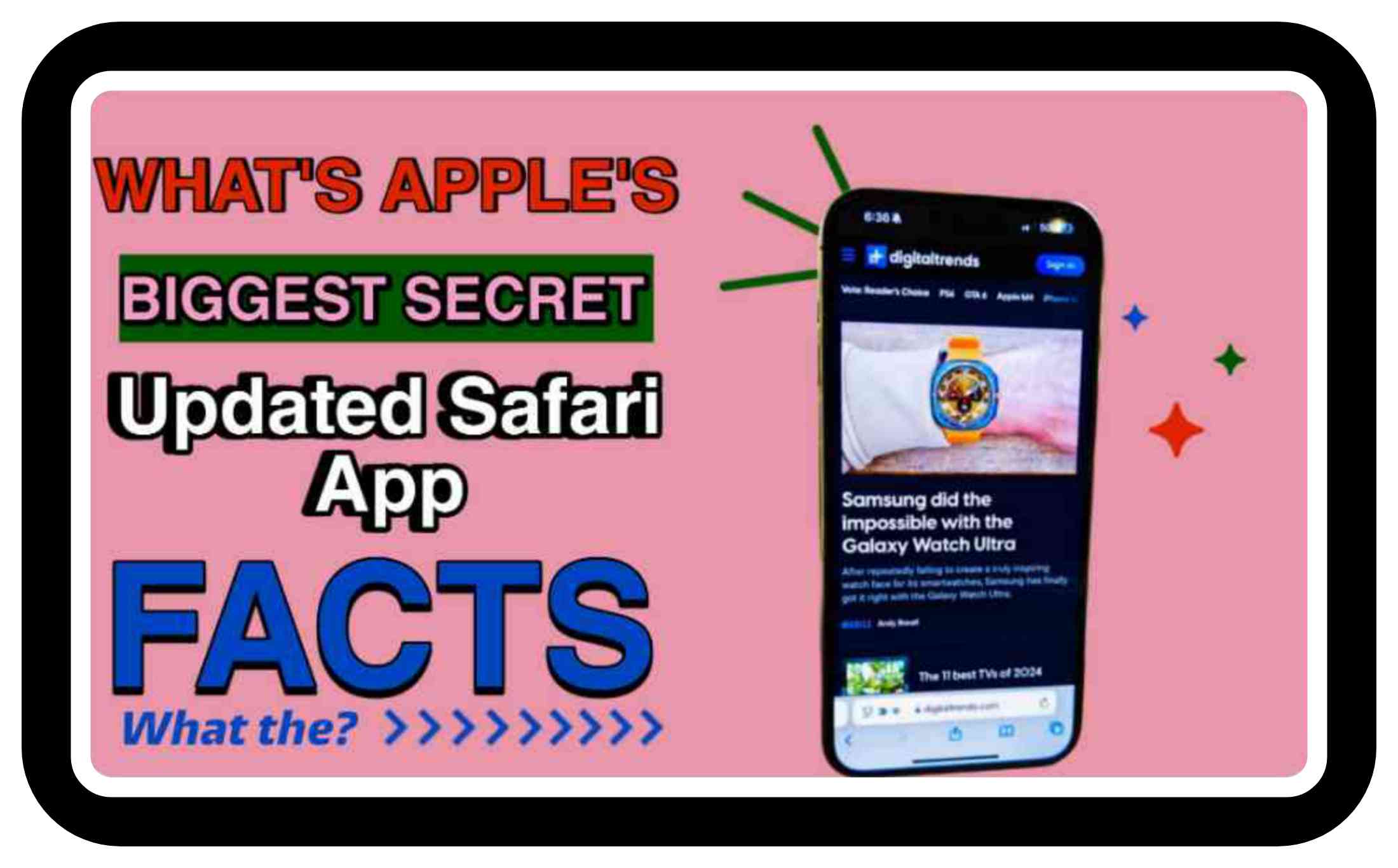 What's Apple's biggest secret in the updated Safari app in iOS 18?